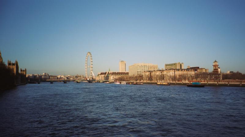Select this image to see a larger version. Across the Thames from Westminster