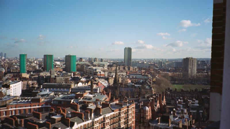 Select this image to see a larger version. A view from Westminster Cathedral