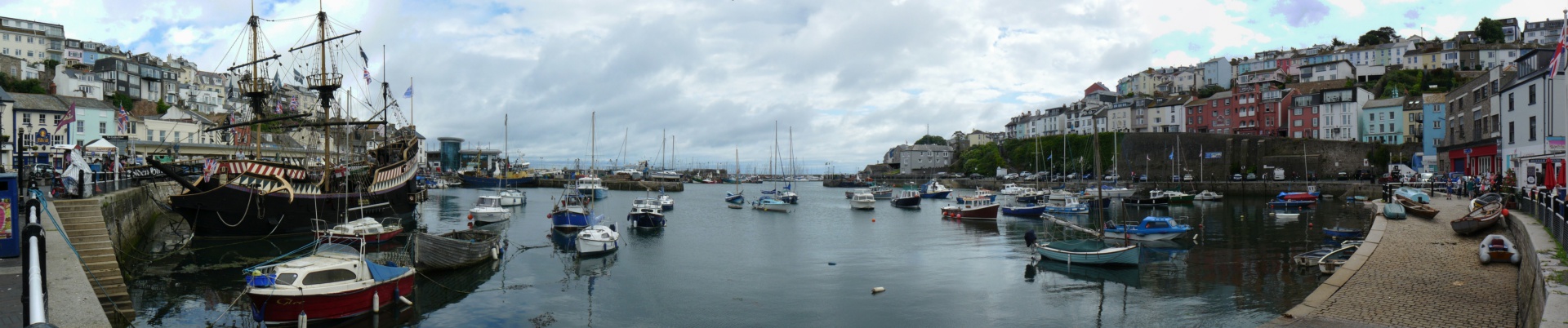 Select this image to see a larger version. Brixham Harbour, June 2016 <c> Tim Hill